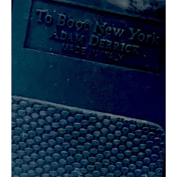 To Boot New York Adam Derrick Sierra Shoes Black/White Lace-Up Sneakers - Picture 6 of 6